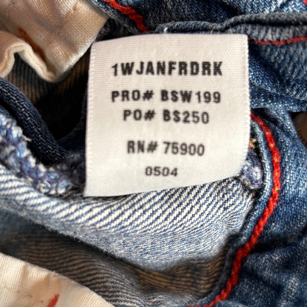 Big Star Janet Denim Mini Skirt Womens 29 Medium Wash Made in USA Y2K Jean Skirt - Picture 10 of 10